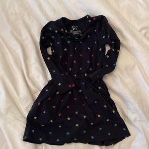 Primary Dress Navy with Rainbow Stars 3T Great Condition